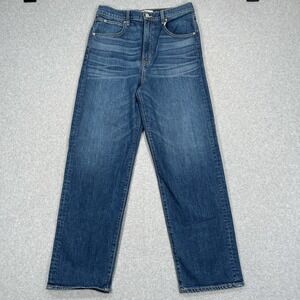 SLVRLAKE London Ankle Jeans Womens 30x29 High Rise Straight Mulholland Drive USA